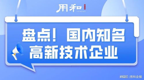 國內知名高新技術企業大盤點與技術交流